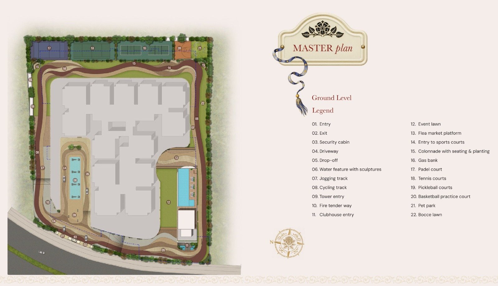 3 BHK Type 1 layout